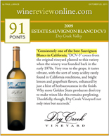 2009 Estate Sauvignon Balnc DCV3