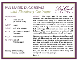 Pan Seared Duck Recipe